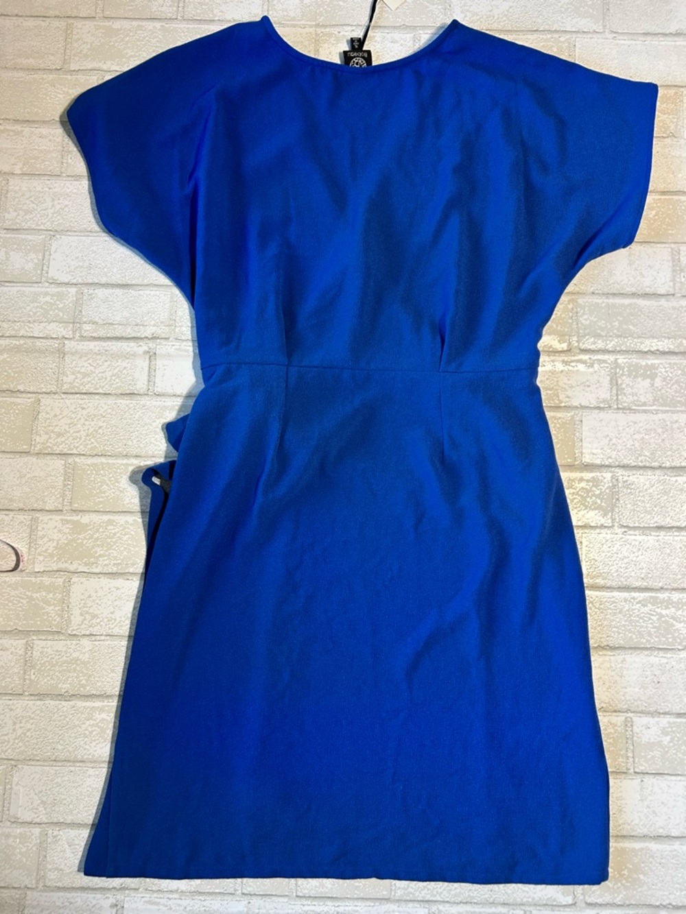 bobeau Cobalt Blue Wrap Midi Dress - Picture 2 of 8